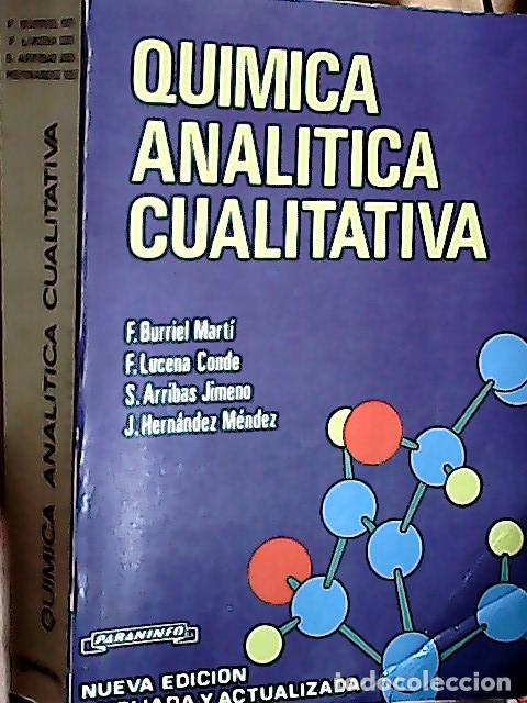 Livros em segunda m&atilde;o: Qu&iacute;mica anal&iacute;tica cualitativa - Burriel Mart&iacute; y otros: