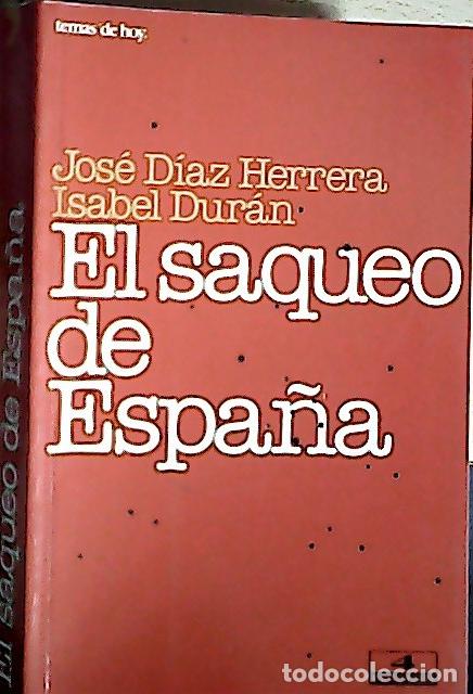 Livros em segunda m&atilde;o: El saqueo de Espa&ntilde;a - Dur&aacute;n, Isabel :