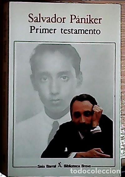 Libri di seconda mano: Primer testamento - P&aacute;niker, Salvador: