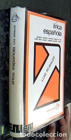 Libri di seconda mano: L&iacute;rica espa&ntilde;ola. Garcilaso. Camoes, Cervantes, Duque de Rivas, rub&eacute;n Dar&iacute;o, Antonio Machado, Leopold