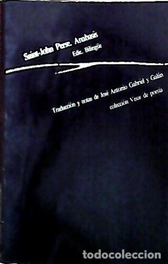Libri di seconda mano: An&aacute;basis - Saint-John Perse :