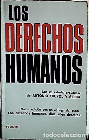 Libri di seconda mano: Los derechos humanos - TRUYOL Y SERRA, Antonio: