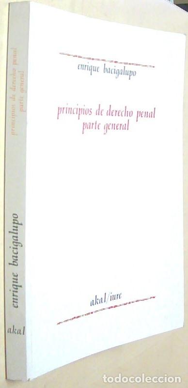 B&uuml;cher: Principios de derecho penal. Parte general. 2&ordf; edici&oacute;n - BACIGALUPO, Enrique: