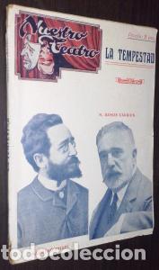 books: La tempestad. Melodrama en tres actos, en prosa y verso - RAMOS CARRI&Oacute;N, Miguel: