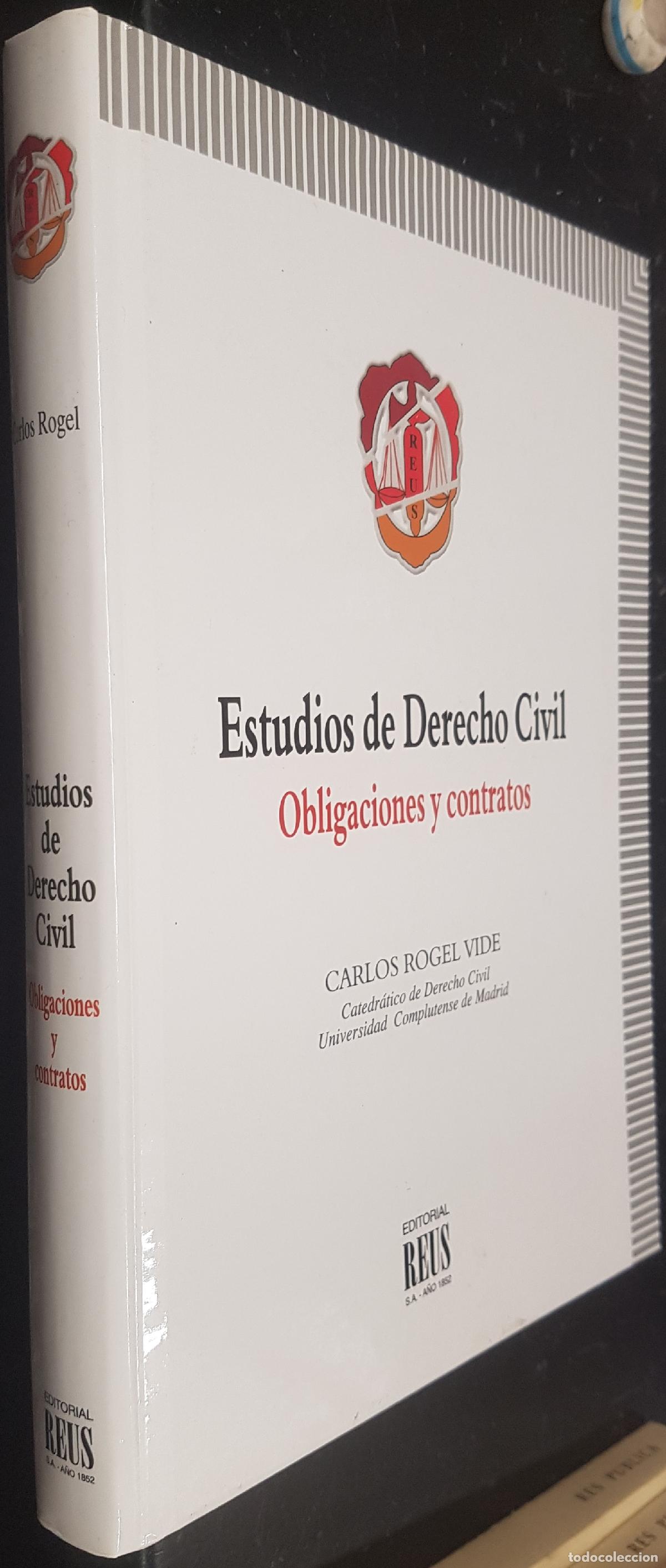 B&uuml;cher: Estudios de derecho civil. Obligaciones y contratos - ROGEL VIDE, Carlos: