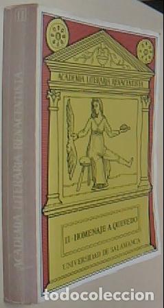 Libri di seconda mano: Homenaje a Quevedo. II. Actas - GARCIA DE LA CONCHA, V&iacute;ctor (Direcci&oacute;n) - AA.VV.: