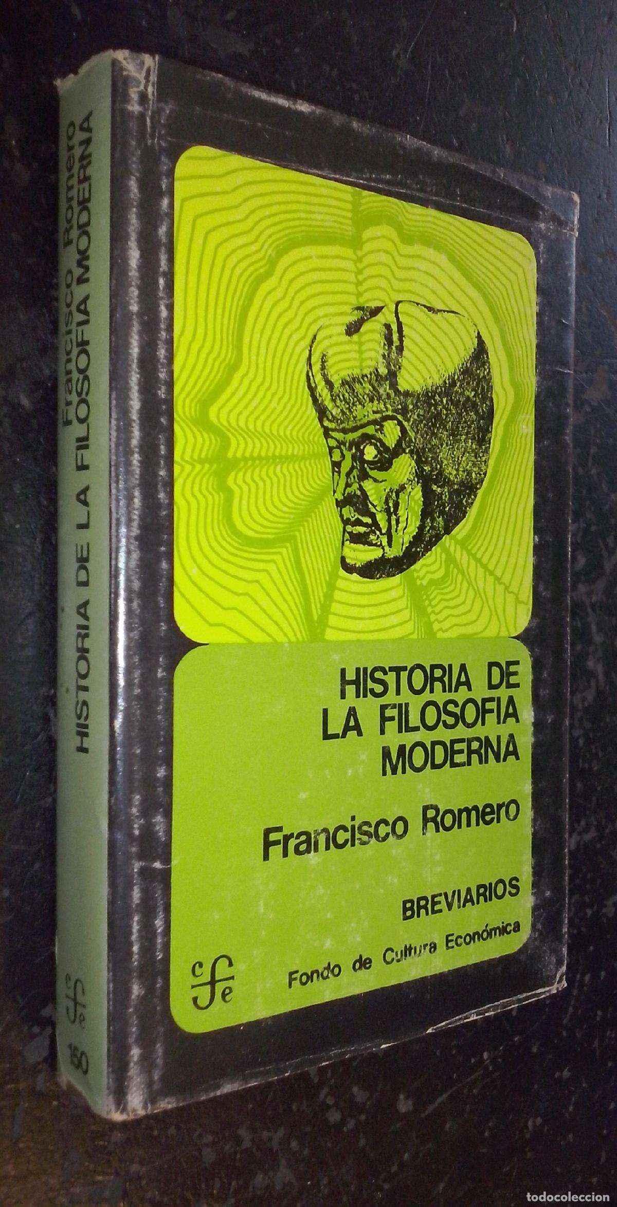 Livres: Historia de la filosof&iacute;a moderna - ROMERO, Francisco: