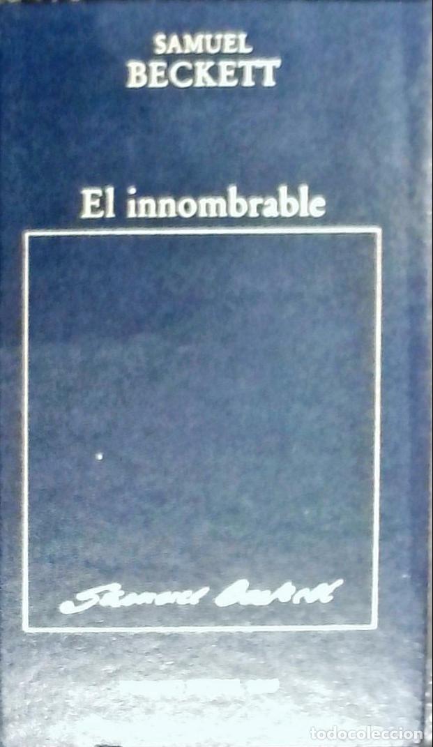 books: El Innombrable - BECKETT, Samuel: