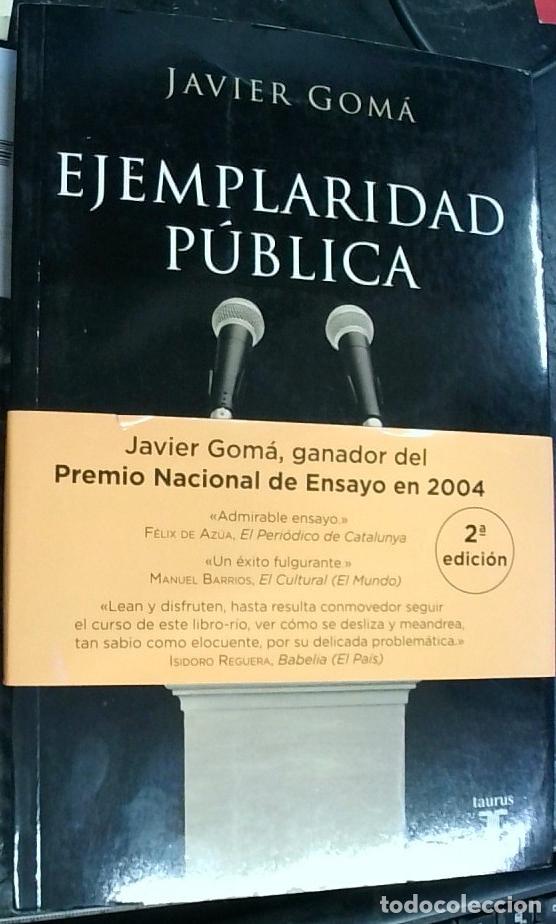 B&uuml;cher: Ejemplaridad p&uacute;blica - Gom&aacute; Lanz&oacute;n, Javier: