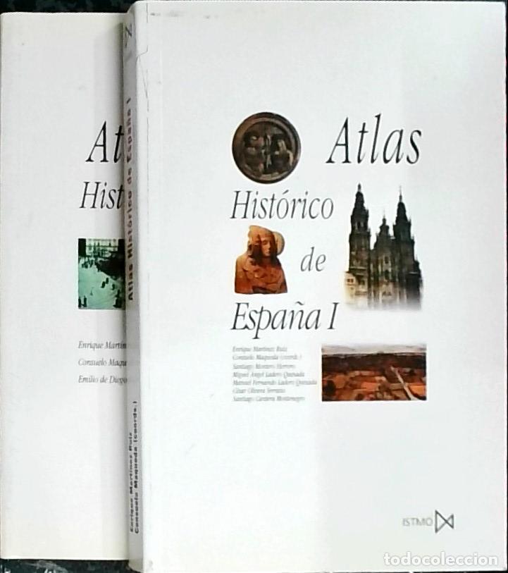 books: Atlas hist&oacute;rico de Espa&ntilde;a. 2 tomos - MART&Iacute;NEZ RUIZ, Enrique y MAQUEDA, Consuelo (Coordinadores) - AA