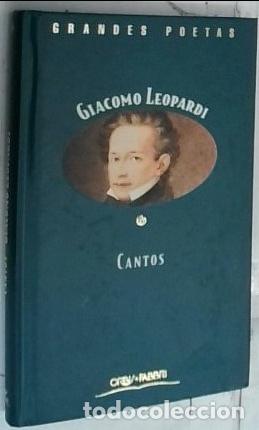 books: Cantos - Leopardi, Giacomo: