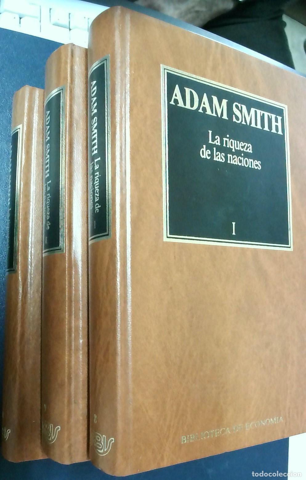 Libri di seconda mano: La riqueza de las naciones. 3 TOMOS - SMITH, Adam: