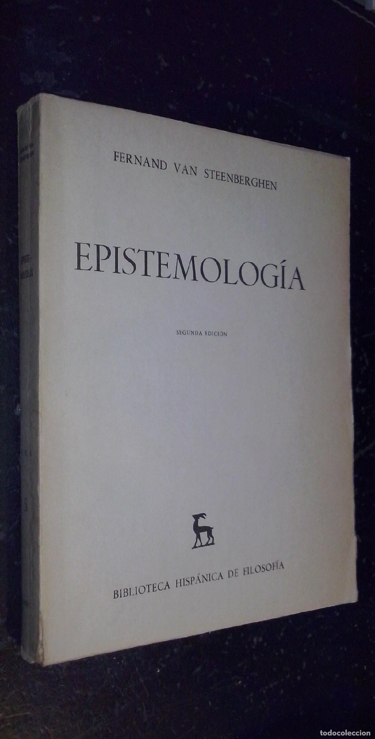 B&uuml;cher: Epistemolog&iacute;a - STEENBERGHEN, Fernand van: