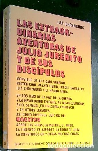 Livros em segunda m&atilde;o: Las extraordinarias aventuras de Julio Jurenito y de sus disc&iacute;pulos - Ehrenburg, Ili&aacute;: