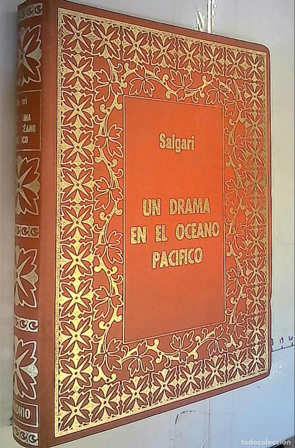 Livros em segunda m&atilde;o: Un drama en el oc&eacute;ano Pac&iacute;fico - Salgari, Emilio: