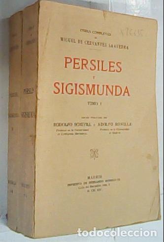 B&uuml;cher: Persiles y Sigismunda. 2 tomos - Cervantes Saavedra, Miguel de: