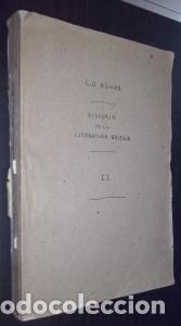 B&uuml;cher: Historia de la literatura griega. Tomo II - M&Uuml;LLER, Carlos Otfrido: