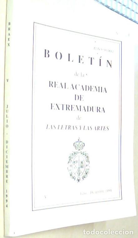 Livres: Julio-diciembre 1994. V. Bolet&iacute;n de la Real Academia de Extremadura de las Letras y las Artes - AA.