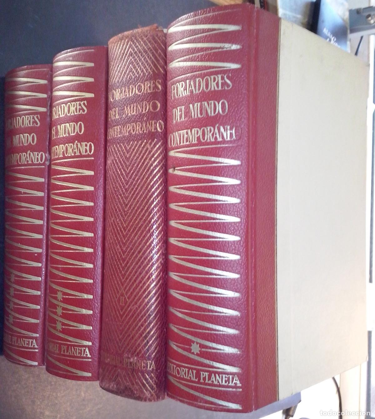 B&uuml;cher: Forjadores del mundo contempor&aacute;neo. 4 tomos - P&Eacute;REZ EMBID, Florentino y TIJAN, Pablo: