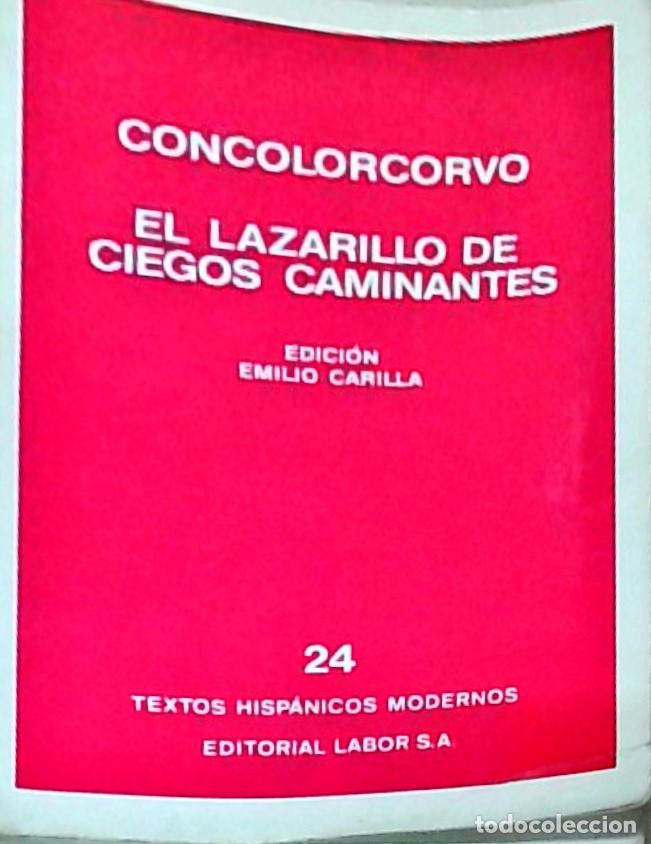 B&uuml;cher: El lazarillo de ciegos caminantes. Edici&oacute;n Emilio Carilla - CARRIO DE LA VANDERA, Alonso (CONCOLORCO