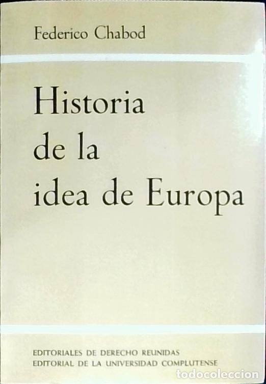 Libri di seconda mano: Historia de la idea de Europa - Chabod, Federico: