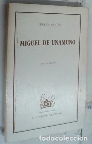 B&uuml;cher: Miguel de Unamuno - Mar&iacute;as, Juli&aacute;n:
