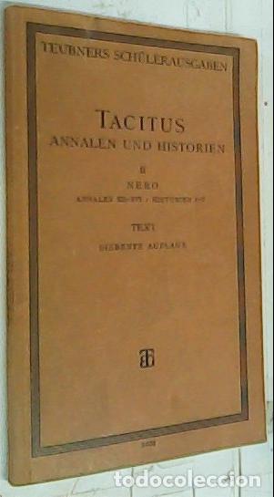 Livros em segunda m&atilde;o: Annalen und Historien in auswahl herausgegeben von Carl Stegmann. II Heft: Nero Annalen XII - XVI. H