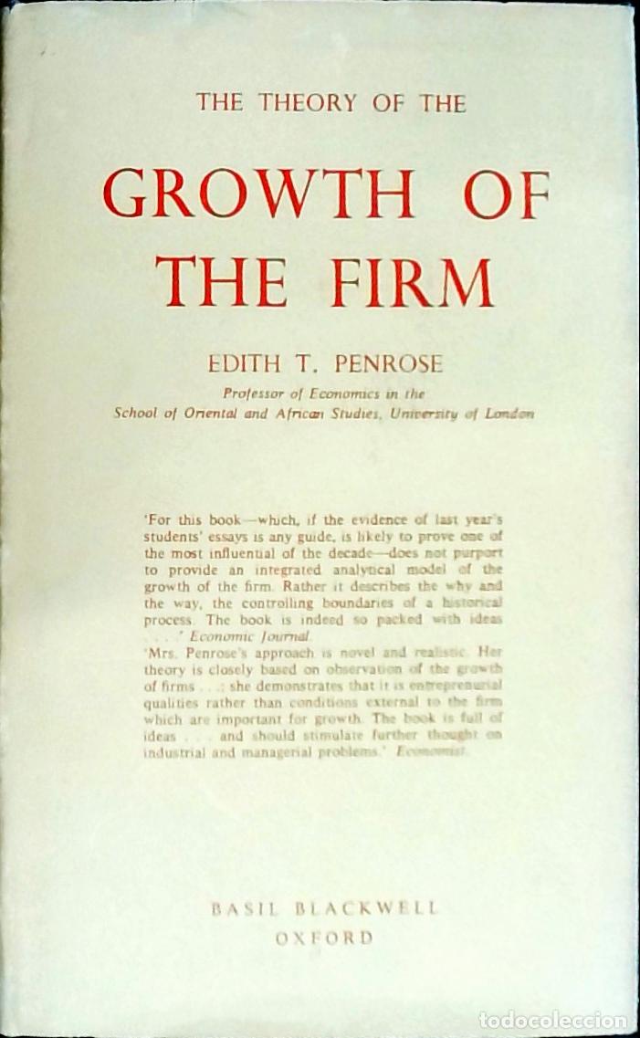 Livros em segunda m&atilde;o: The Theory of the Growth of the Firm - PENROSE, Edith T.: