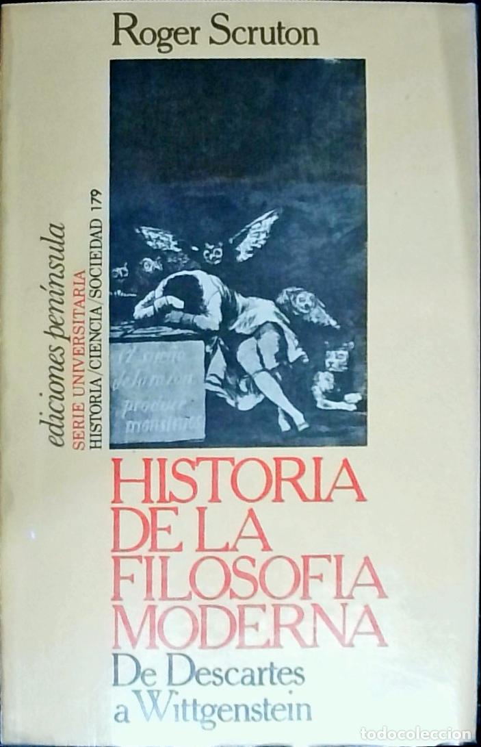 books: Historia de la filosof&iacute;a moderna. De Descartes a Wittgenstein - SCRUTON, Roger: