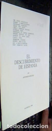Livres: El descubrimiento de Hispania - FONT&aacute;N, Antonio: