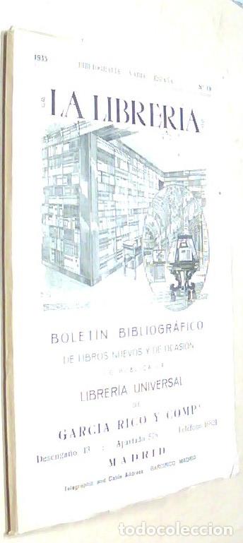 Livros em segunda m&atilde;o: n&ordm; 10. 1935. Bolet&iacute;n Bibliogr&aacute;fico de libros nuevos y de ocasi&oacute;n. Lo publica Librer&iacute;a Universal de .