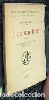 Libros: Los sue&ntilde;os. Tomo II. el mundo por dentro. Visita de los chistes - QUEVEDO, Francisco de: