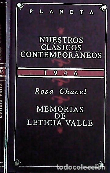 B&uuml;cher: Memorias de Leticia Valle - Chacel, Rosa: