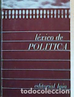 B&uuml;cher: L&eacute;xico de pol&iacute;tica - Coloma, Jos&eacute; M: