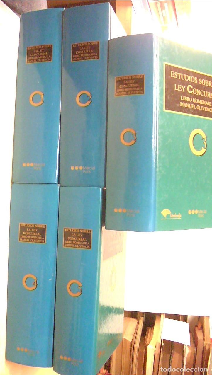 books: Estudios sobre Ley concursal. Libro homenaje a Manuel Olivencia. 5 TOMOS - AA. VV.: