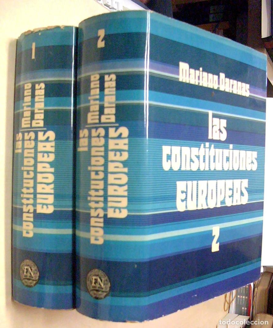 Libri di seconda mano: Las Constituciones Europeas. 2 tomos - DARANAS PELAEZ, Mariano: