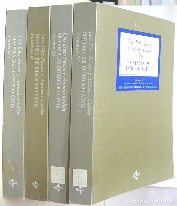 B&uuml;cher: Sistema de derecho civil. 4 TOMOS - DIEZ PICAZO, Luis y GULLON, Antonio: