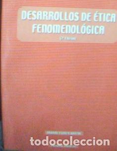 Libros: Desarrollos de &eacute;tica fenomenol&oacute;gica - Ferrer Santos, Urbano: