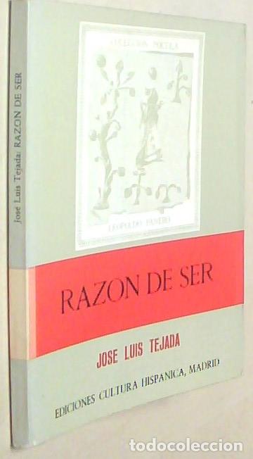 Libros: Raz&oacute;n de ser - TEJADA, Jos&eacute; Luis:
