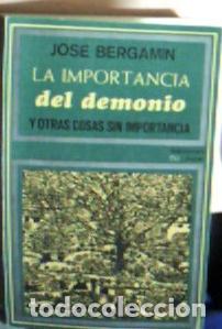 Libros: La importancia del demonio - Bergam&iacute;n Guti&eacute;rrez, Jos&eacute;: