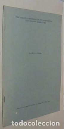 B&uuml;cher: The Oratian Epistle and its Introduction into Spanish Literature. Separata. Con dedicatoria aut&oacute;graf