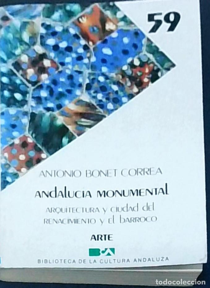 Livres: Andaluc&iacute;a monumental. Arquitectura y ciudad del Renacimiento y el Barroco. Biblioteca de la Cultura