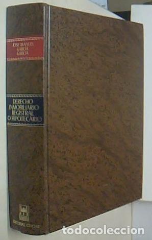 Livres: Derecho inmobiliario registral o hipotecario. Tomo I - GARCIA GARCIA. Jos&eacute; Manuel: