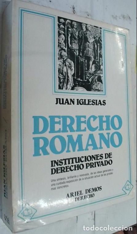 Libri di seconda mano: Derecho romano : instituciones de derecho privado - Iglesias, Juan: