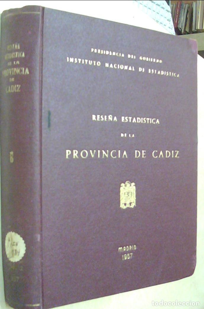 books: Rese&ntilde;a estad&iacute;stica de la provincia de C&aacute;diz - AA. VV.: