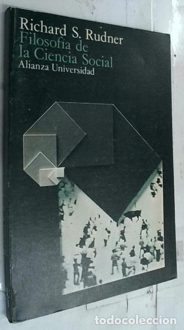 books: Filosof&iacute;a de la ciencia social - Rudner, Richard S.: