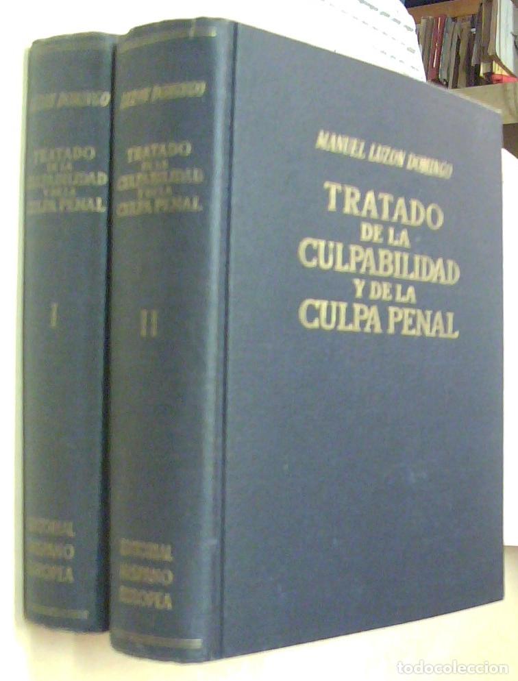 Libros: Tratado de culpabilidad y de la culpa penal. Con especial referencia a los delitos de imprudencia. 2