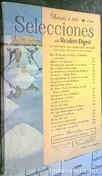 Libri di seconda mano: Selecciones del Reader 's Digest Septiembre de 1957 - REVISTA: