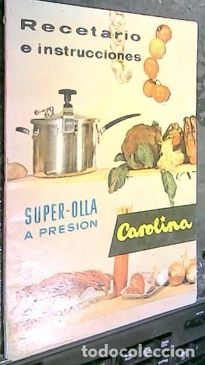 B&uuml;cher: Recetario e instrucciones. Super Olla a presi&oacute;n Carolina - Vila, Juan: