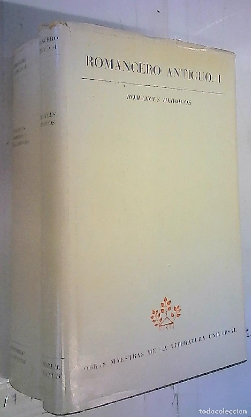 B&uuml;cher: Romancero Antiguo 2 tomos. I, Romances Her&oacute;icos. II, Romances Amorosos y Caballerescos - Alcina Fran